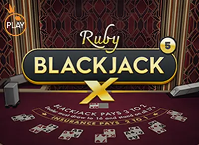  Blackjack X 5 - Ruby