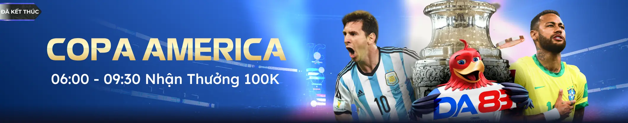 Bùng nổ Copa America, mỗi sáng nhận 100K DA88